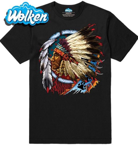Obrázek produktu Pánské tričko Indián Náčelník Lapač Snů