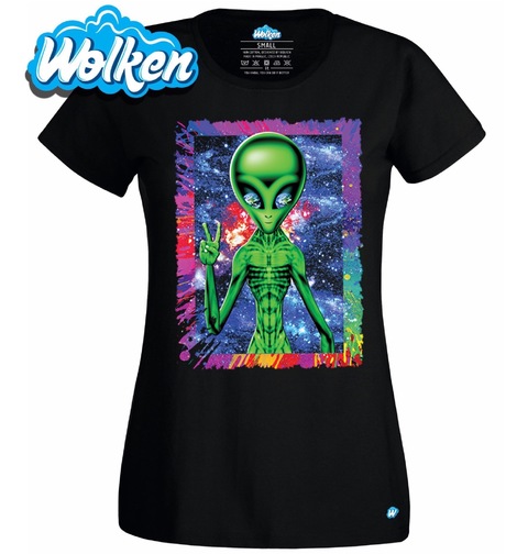 Obrázek produktu Dámské tričko Astrální Mimozemštan Přicházím v Míru