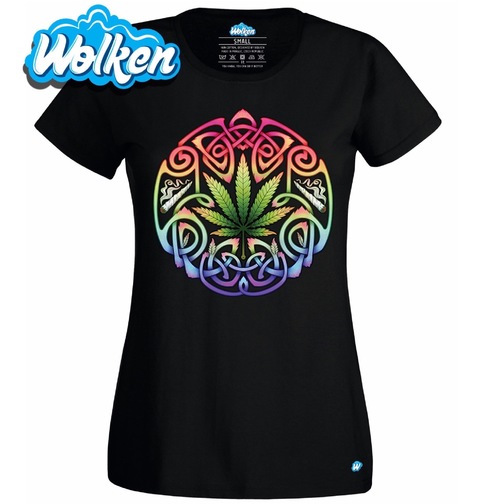 Obrázek produktu Dámské tričko Keltský Marihuanový List