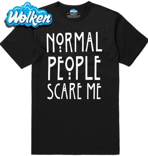 Obrázek produktu Pánské tričko Normální lidé mě děsí "Normal People Scare Me"