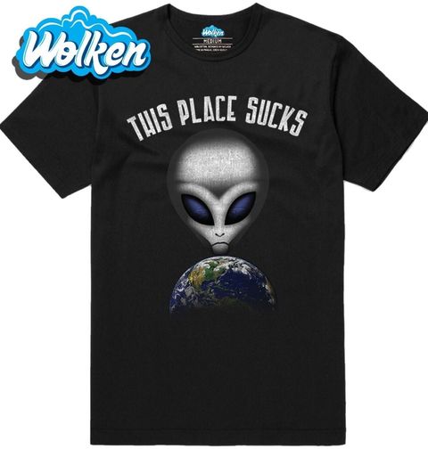 Obrázek produktu Pánské tričko Zklamaný Mimozemšťan Země je v Háji