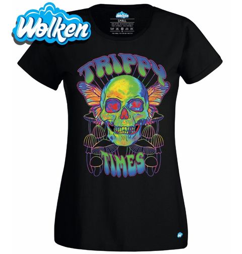 Obrázek produktu Dámské tričko Psychadelická lebka Trippy Times 