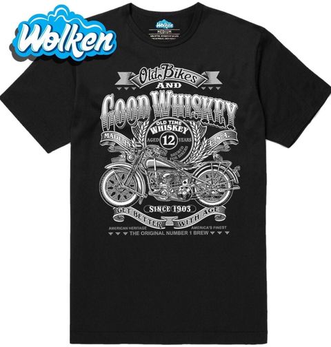 Obrázek produktu Pánské tričko Staré Motorky a Dobré Whisky