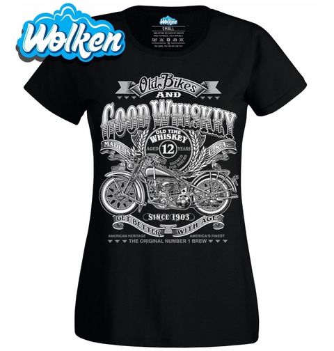 Obrázek produktu Dámské tričko Staré Motorky a Dobré Whisky