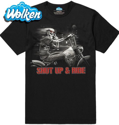 Obrázek produktu Pánské tričko Svobodný Jezdec Shut Up And Ride