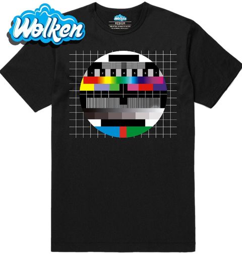 Obrázek produktu Pánské tričko Televizní Monoskop Konec vysílání
