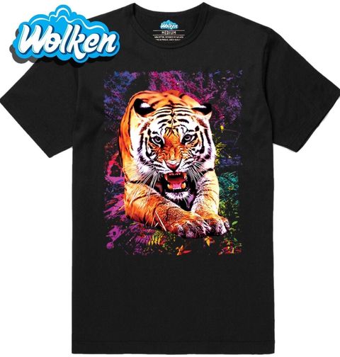 Obrázek produktu Pánské tričko Tygr s Aurou Barev