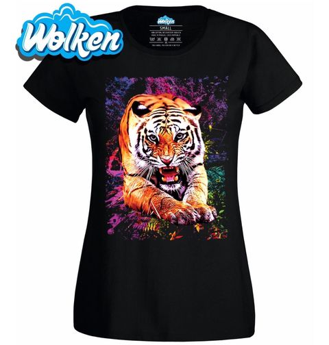 Obrázek produktu Dámské tričko Tygr s Aurou Barev