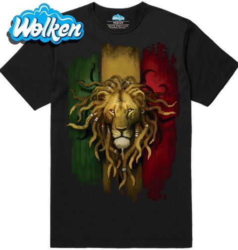 Obrázek produktu Pánské tričko Rasta Lev Duch Reggae