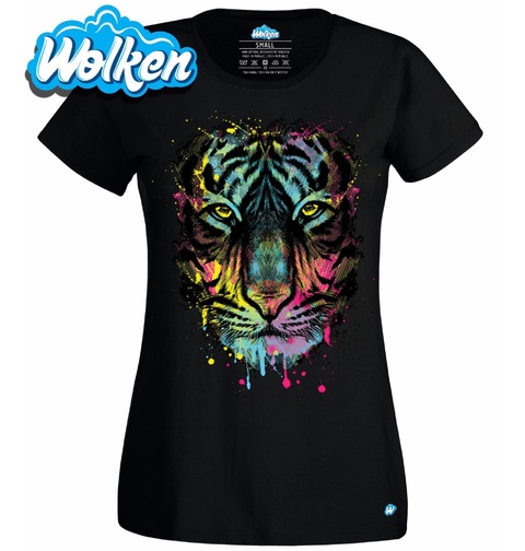 Obrázek produktu Dámské tričko Barevný Tygr