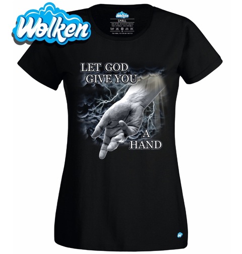 Obrázek produktu Dámské tričko Nech Pána, aby ti podal ruku
