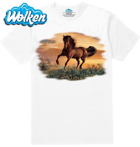 Obrázek produktu Pánské tričko Kůň Hnědák Anglický Plnokrevník