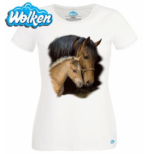 Obrázek produktu Dámské tričko Koňská Láska Kůň a Hříbě