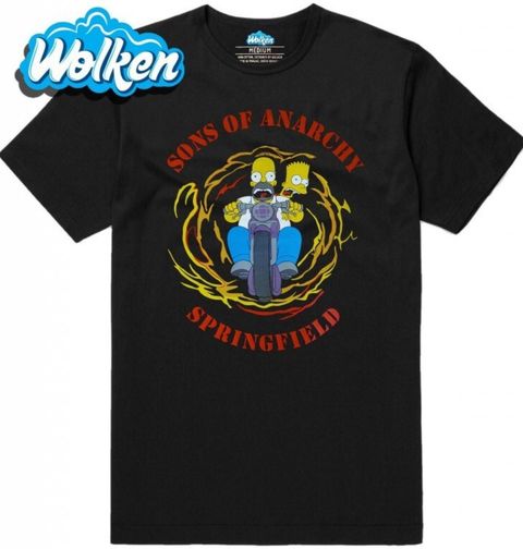 Obrázek produktu Pánské tričko  Simpsonovi Sons of Anarchy The Simpsons Synové Anarchie 
