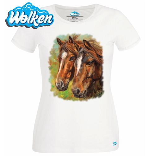 Obrázek produktu Dámské tričko Koňská Láska Zamilovaní Koně