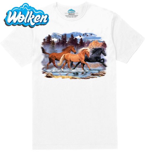 Obrázek produktu Pánské tričko Stádo Koní Běh Volnosti