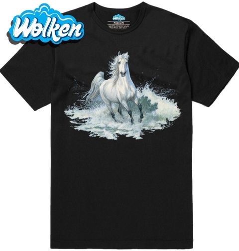 Obrázek produktu Pánské tričko Bílý Kůň Běh ve Vodě