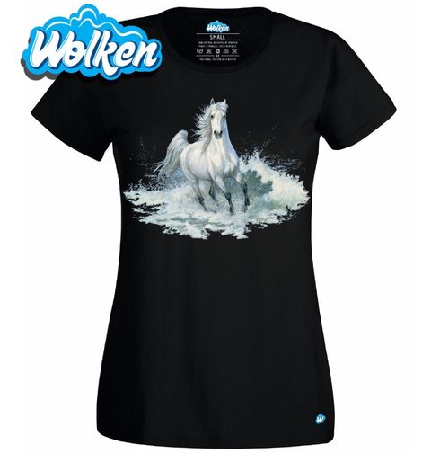 Obrázek produktu Dámské tričko Bílý Kůň Běh ve Vodě