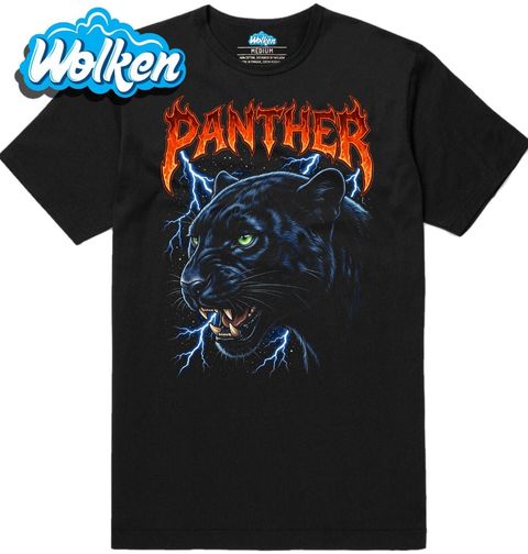 Obrázek produktu Pánské tričko Metalový Černý Panter Panther