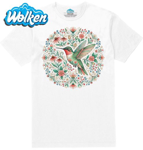 Obrázek produktu Pánské tričko Kolibřík Folk Art