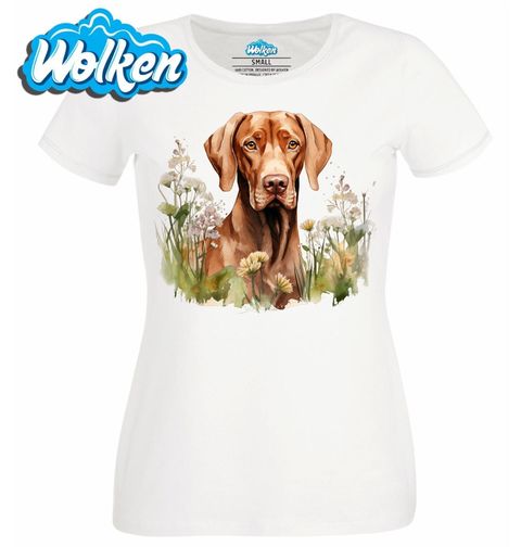 Obrázek produktu Dámské tričko Maďarský Ohař Vizsla v Přírodní Harmonii