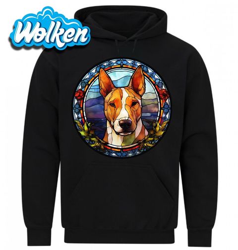 Obrázek produktu Pánská mikina Bullteriér Stained Glass Art