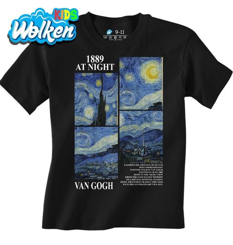 Obrázek produktu Dětské tričko Hvězdná noc The Starry Night 1889 Vincent van Gogh
