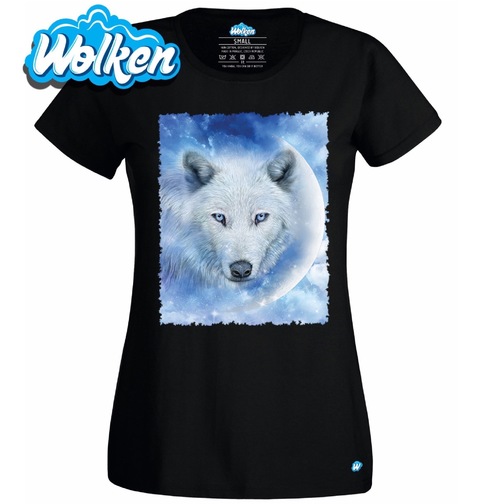 Obrázek produktu Dámské tričko Mesíční Vlk Polární 
