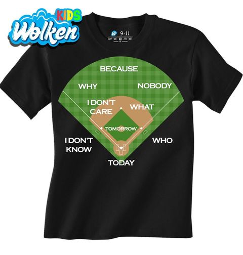 Obrázek produktu Dětské tričko Baseballové hřiště Who's on First?
