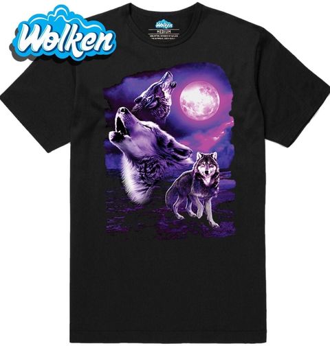 Obrázek produktu Pánské tričko Měsíční Vlk Fantazie