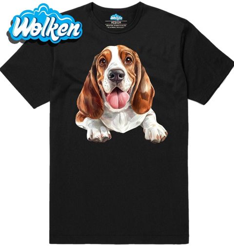 Obrázek produktu Pánské tričko Usměvavý Basset Hound