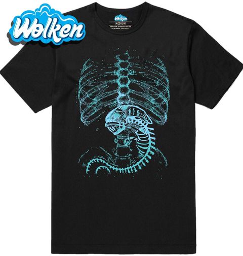 Obrázek produktu Pánské tričko Rentgen hrudníku Vetřelec Xenomorph