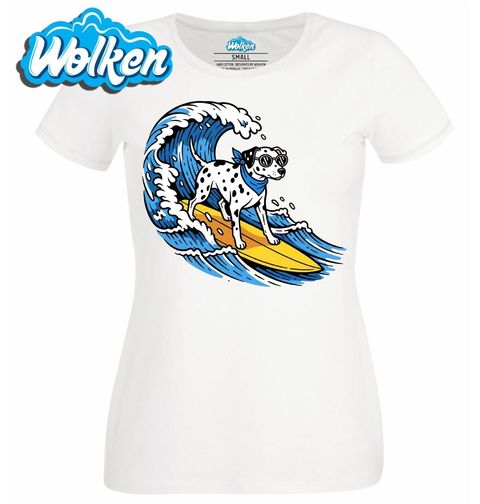 Obrázek produktu Dámské tričko Surfař Dalmatin na Vlně