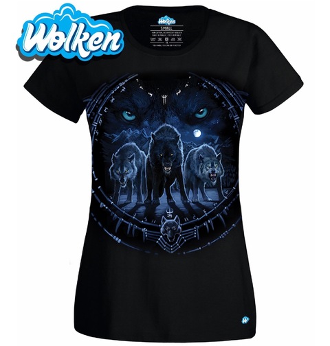 Obrázek produktu Dámské tričko Vlčí kmen Wolf Tribal