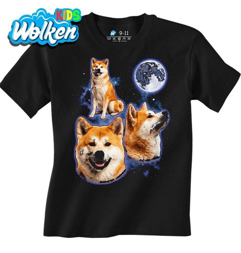 Obrázek produktu Dětské tričko Akita Inu ve Vesmíru