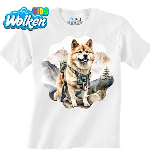 Obrázek produktu Dětské tričko Akita Inu na Horské Výpravě