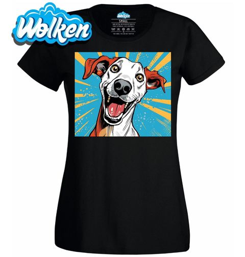Obrázek produktu Dámské tričko Whippet Pop-art