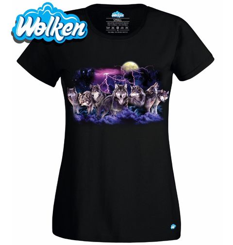 Obrázek produktu Dámské tričko Noční lov smečky Vlků