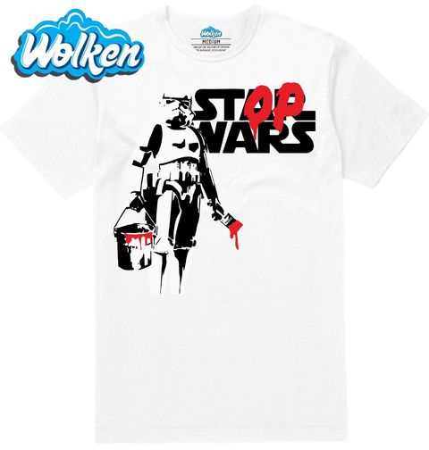 Obrázek produktu Pánské tričko Zastavte války Stop Wars Banksy