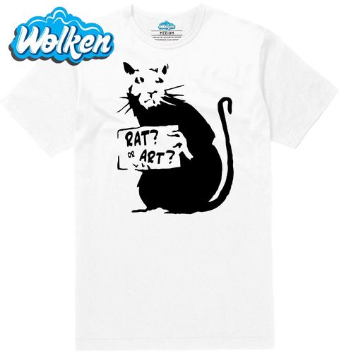 Obrázek produktu Pánské tričko Krysa nebo umění? Rat or Art? Banksy
