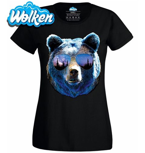 Obrázek produktu Dámské tričko Medvěd s brýlemi 
