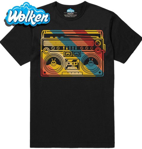 Obrázek produktu Pánské tričko Retro Radiomagnetofon Boombox