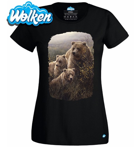Obrázek produktu Dámské tričko Grizzly rodina v Denali 