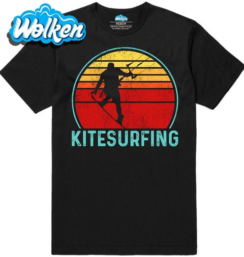 Obrázek produktu Pánské tričko Retro Kitesurfař na Vlně