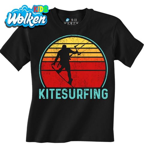 Obrázek produktu Dětské tričko Retro Kitesurfař na Vlně
