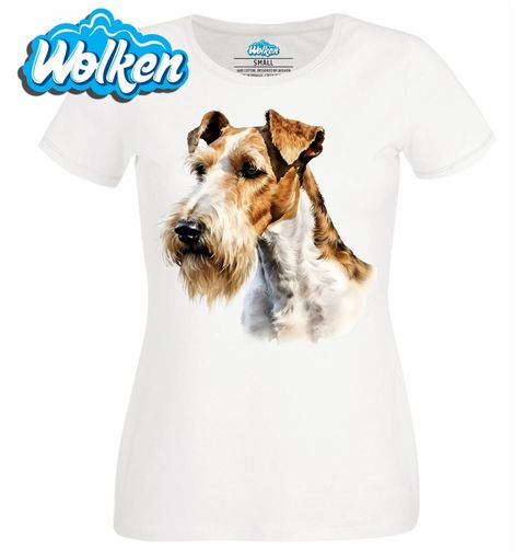 Obrázek produktu Dámské tričko Elegantní Foxteriér drsnosrstý