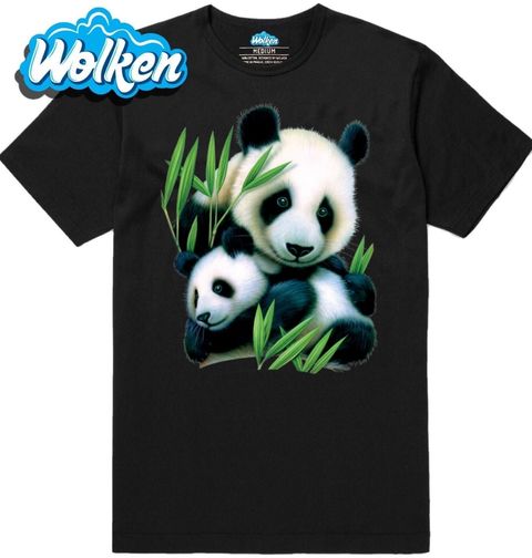 Obrázek produktu Pánské tričko Panda a její mládě 