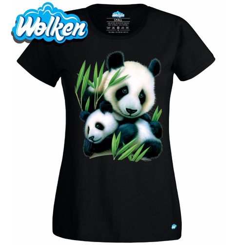 Obrázek produktu Dámské tričko Panda a její mládě 