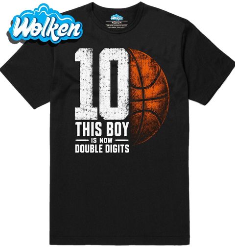 Obrázek produktu Pánské tričko 10 Let Poprvé Dvouciferný Věk Basketbalista