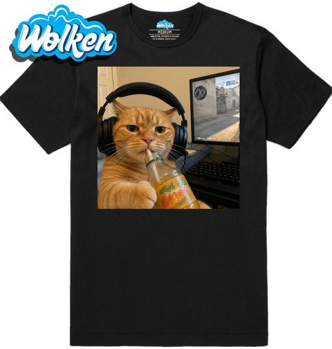 Obrázek produktu Pánské tričko Gamer Kočka u Počítače